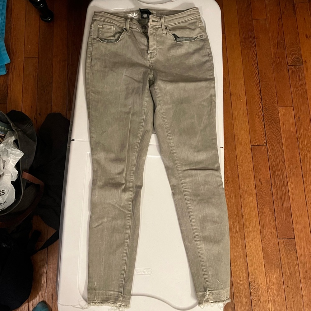 Mossimo green denim pants